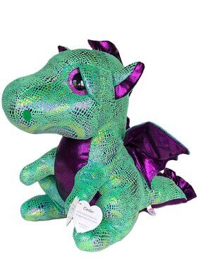 Ty Large 16" Beanie Boos Cinder the Green Dragon New w/ Tag